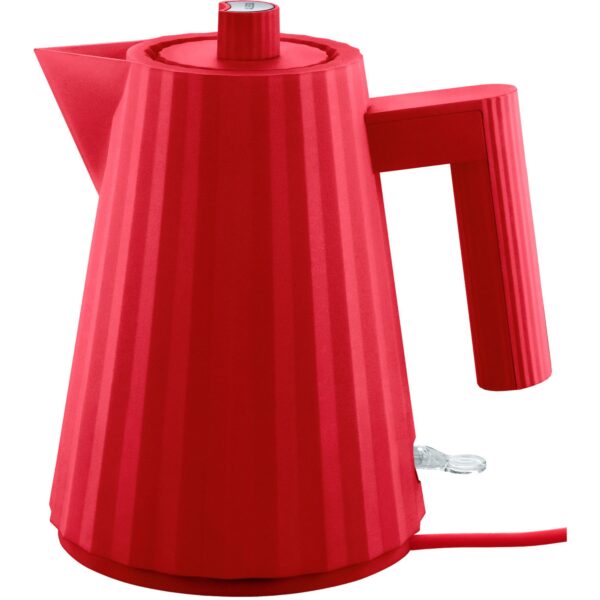 Alessi MDL06 Plissé vattenkokare 1 liter, röd