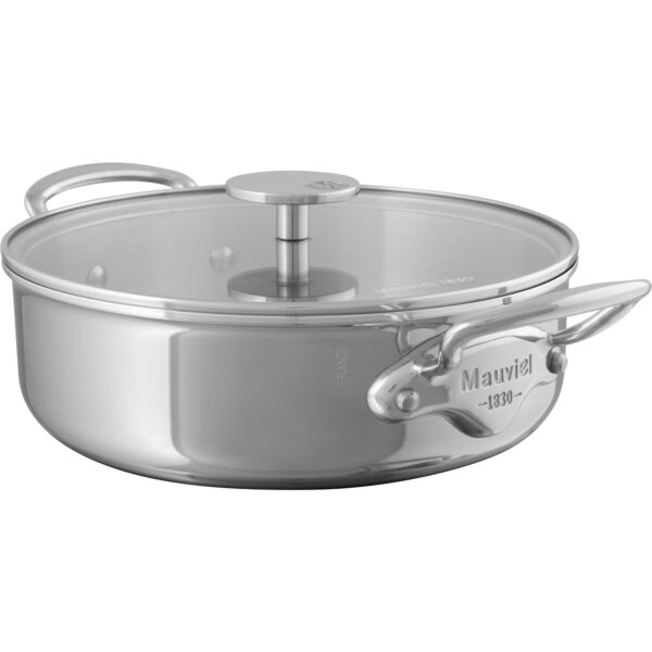 Mauviel Cook Style gryta med glaslock, 5,7 liter